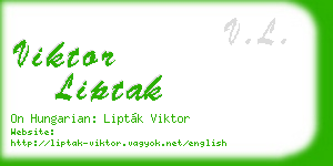 viktor liptak business card