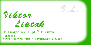 viktor liptak business card